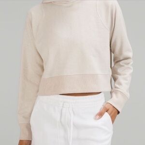 Lululemon Loungeful Cropped Hoodie Sparkle